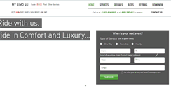 Desktop Screenshot of mylimo4u.com